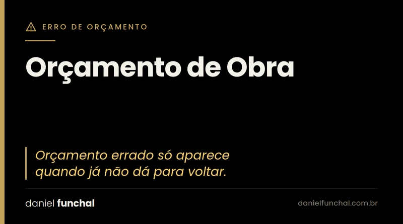 Orçamento de Obra